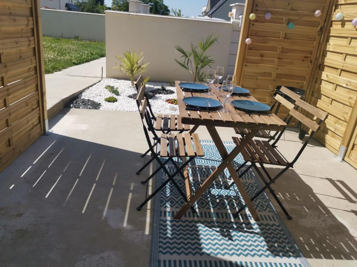 Appartement dans maison neuve cosy avec terrasse 5 mn de Bayeux et 10 mn plage du débarquement Sommervieu Esterno foto