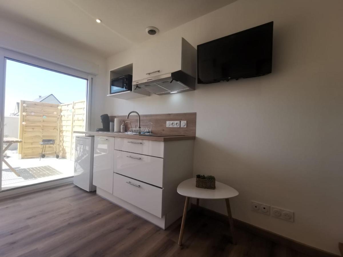 Appartement dans maison neuve cosy avec terrasse 5 mn de Bayeux et 10 mn plage du débarquement Sommervieu Esterno foto
